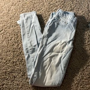 light blue jeans